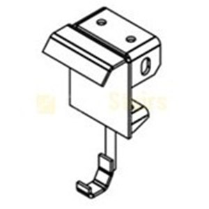Connector van bordes met container frame