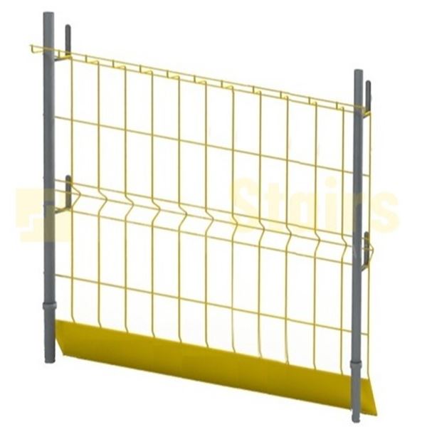 Safety Barrier met schoprand 1.250 mm
